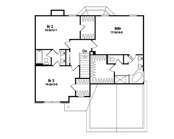 upper floor house blueprint