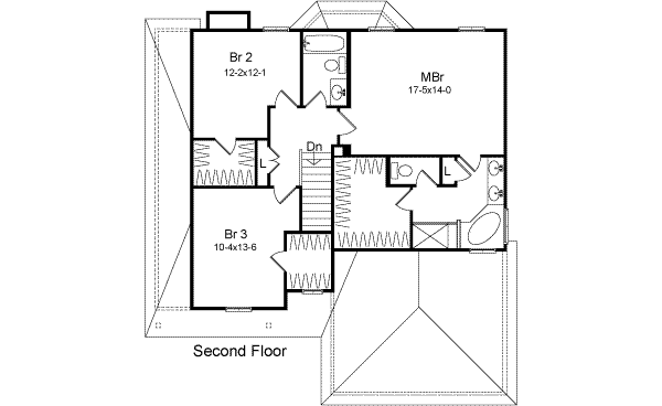 upper floor house blueprint