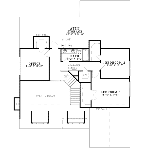 upper floor house blueprint