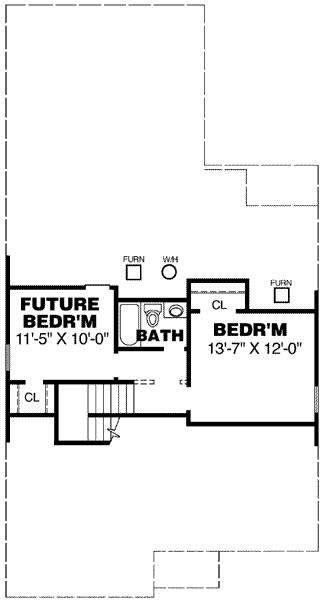 upper floor house blueprint