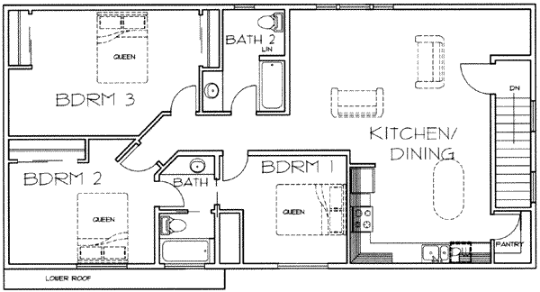 upper floor house blueprint