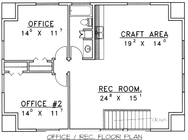 upper floor house blueprint