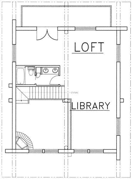 upper floor house blueprint