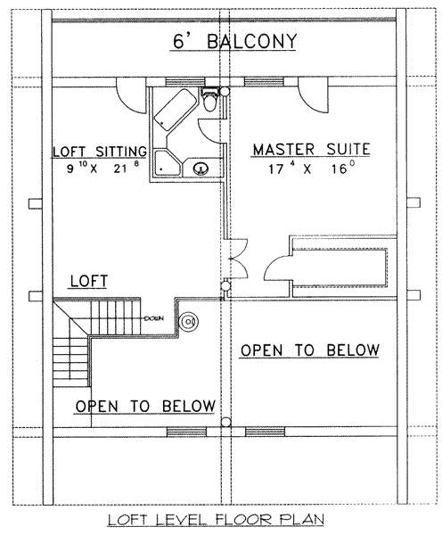 upper floor house blueprint
