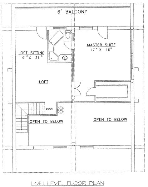 upper floor house blueprint