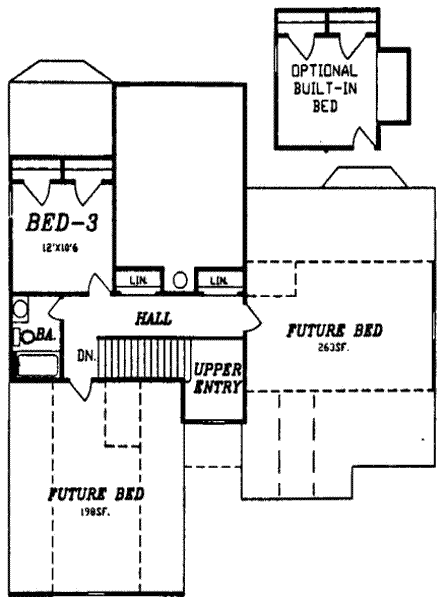 upper floor house blueprint