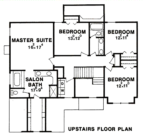 upper floor house blueprint