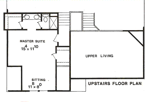 upper floor house blueprint
