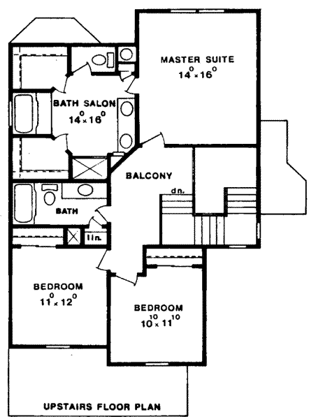 upper floor house blueprint