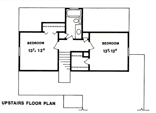 upper floor house blueprint