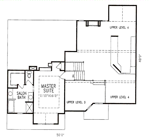 upper floor house blueprint