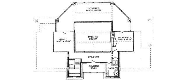 upper floor house blueprint