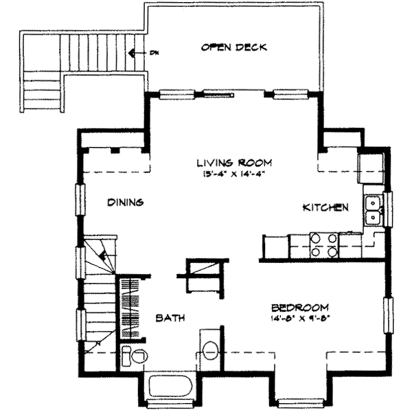 upper floor house blueprint
