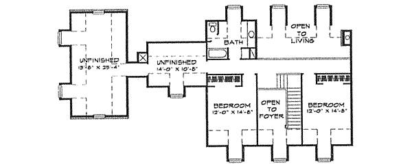 upper floor house blueprint