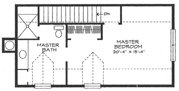 upper floor house blueprint