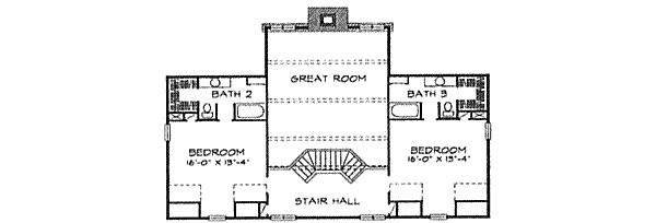 upper floor house blueprint