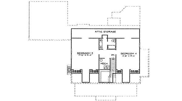 upper floor house blueprint