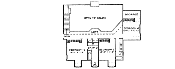 upper floor house blueprint