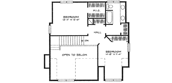 upper floor house blueprint