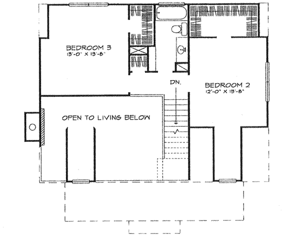 upper floor house blueprint