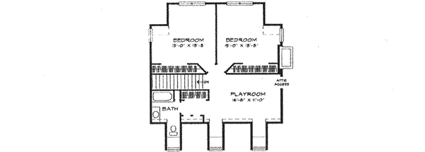 upper floor house blueprint