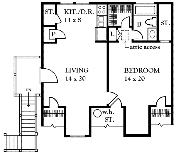 upper floor house blueprint