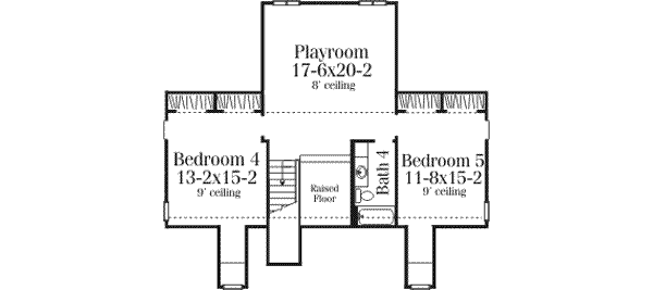 upper floor house blueprint