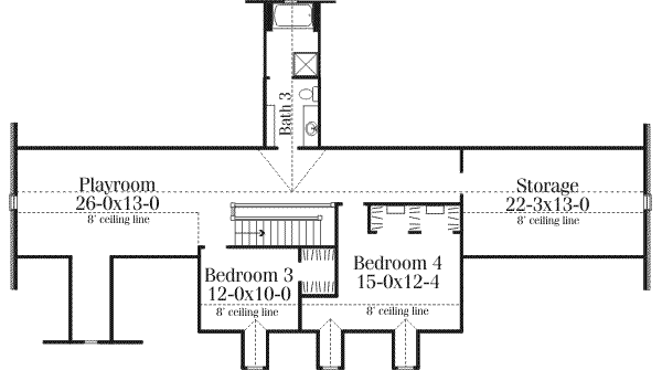 upper floor house blueprint
