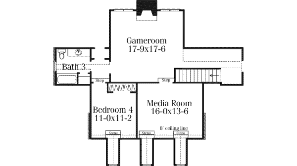 upper floor house blueprint