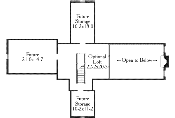 upper floor house blueprint
