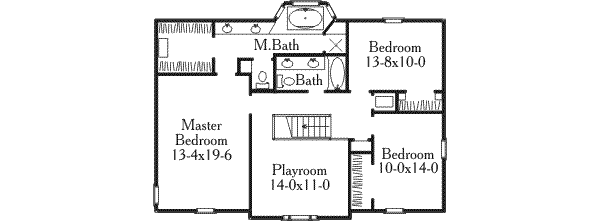 upper floor house blueprint