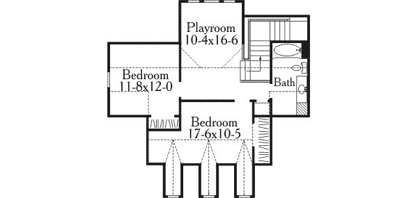 upper floor house blueprint