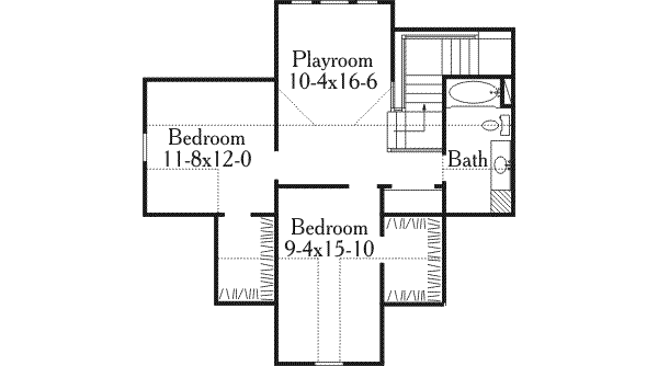upper floor house blueprint