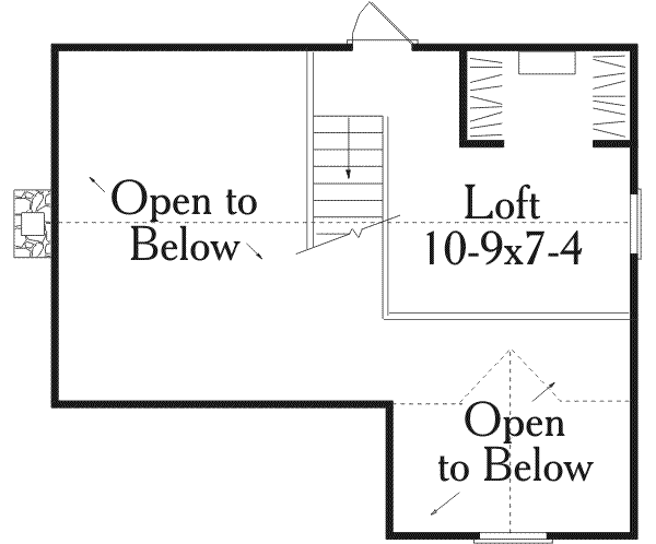 upper floor house blueprint