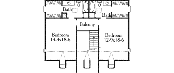 upper floor house blueprint