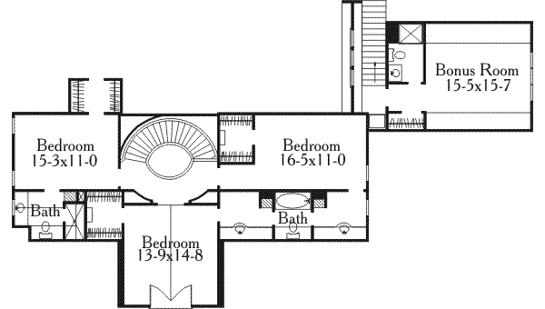 upper floor house blueprint