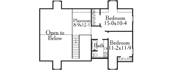 upper floor house blueprint