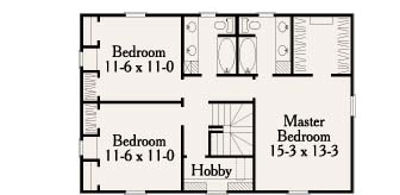 upper floor house blueprint