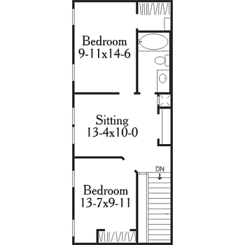 upper floor house blueprint