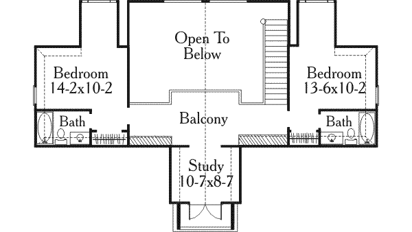 upper floor house blueprint