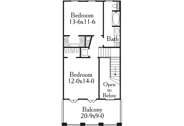 upper floor house blueprint