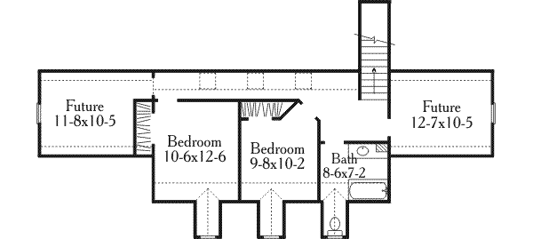 upper floor house blueprint