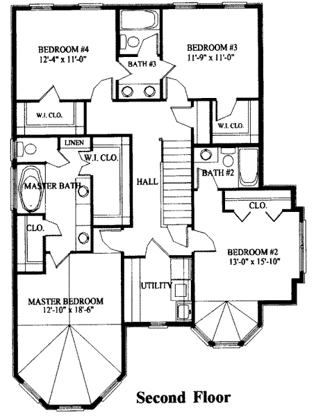 upper floor house blueprint