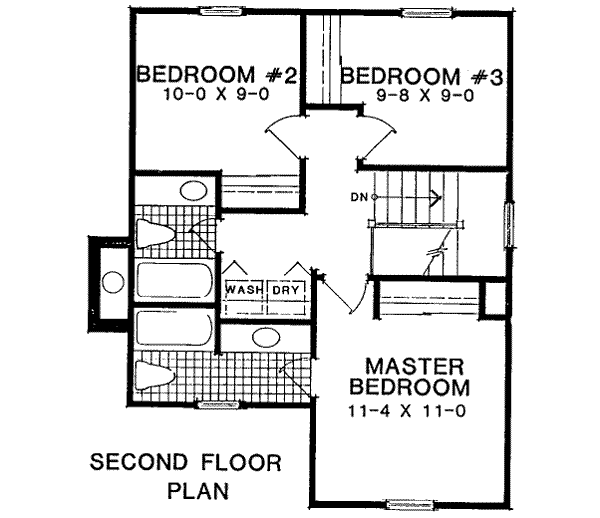 upper floor house blueprint