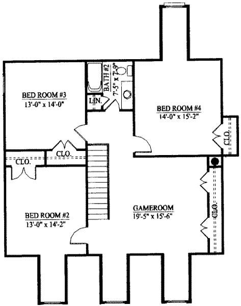 upper floor house blueprint