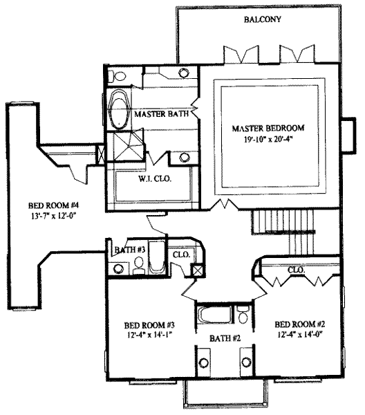 upper floor house blueprint