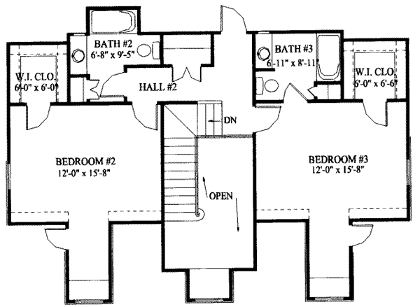 upper floor house blueprint