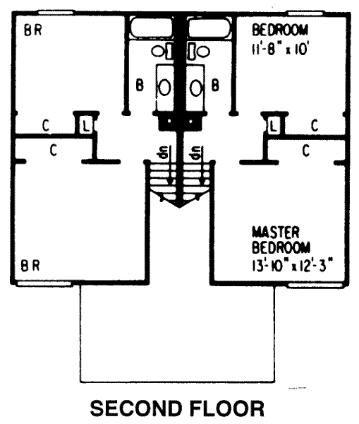 upper floor house blueprint