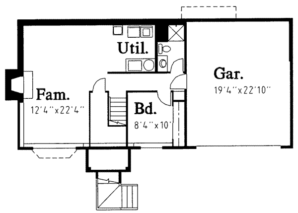 upper floor house blueprint