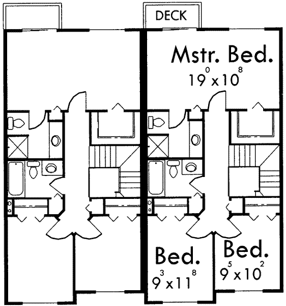 upper floor house blueprint